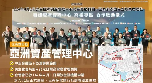 ▲全台「亞洲資產管理中心」首座「資產管理專區」，前金區公辦都更基地即位於「高雄專區」。（圖／高市府捷運局提供）