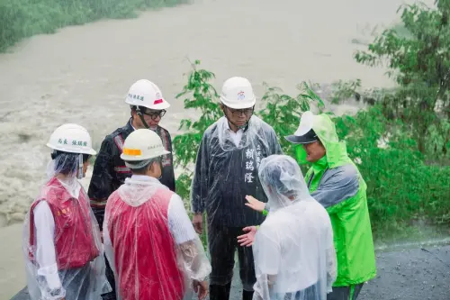 米克拉外圍環流豪雨！賴瑞隆赴旗美視察防汛守護市民安全