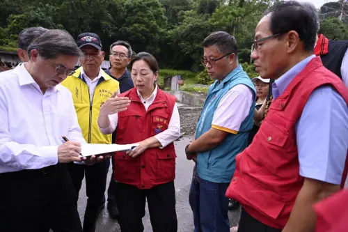 萬里溪堰塞湖潰決風險升高！徐榛蔚視察收容所　26日正常上班課