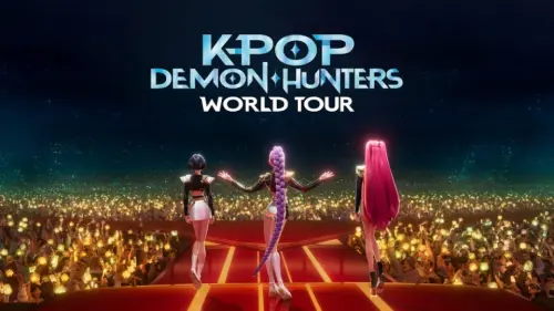 ▲官方會在今年下半年陸續釋出《Kpop 獵魔女團》全球巡演的資訊。（圖／翻攝自Netflix）