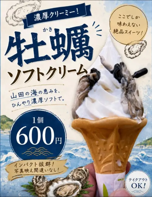 ▲日本推生蠔雪糕還要淋蜆湯！你敢挑戰這個奇怪組合嗎（圖／截自居酒屋官網）