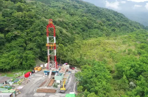 Baseload Power Taiwan uses geothermal exploration equipment for geothermal power generation. (Baseload Capital)