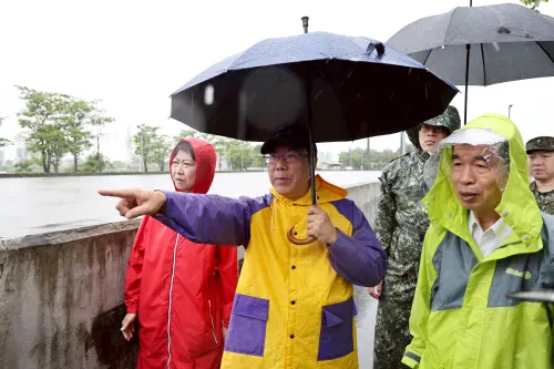 大豪雨逢滿潮積水迅速消退　黃偉哲：強化排水提升防洪韌性