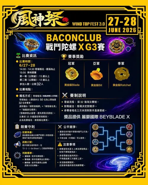 ▲2026風神祭也將舉辦戰鬥陀螺賽，現場報名制。（圖／取自風神祭臉書）