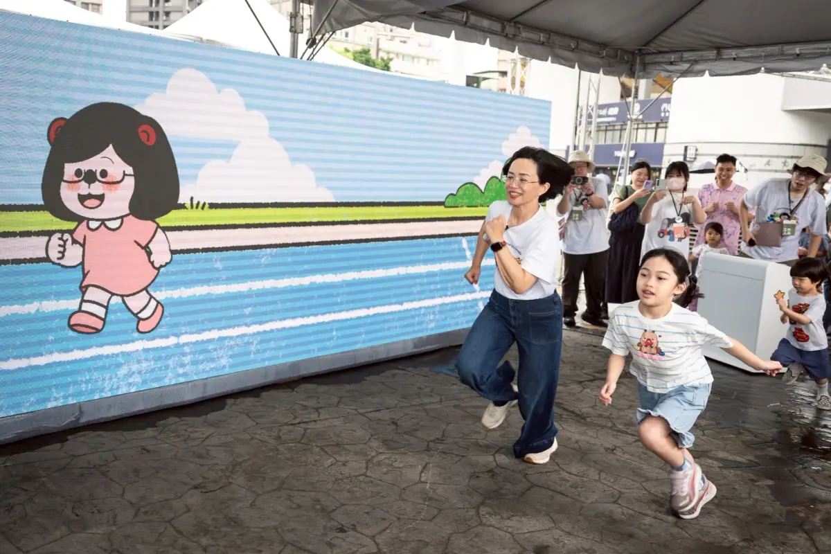 ▲蘇巧慧首場「水獺媽媽樂園」在板橋登場。（圖／蘇巧慧辦公室提供）