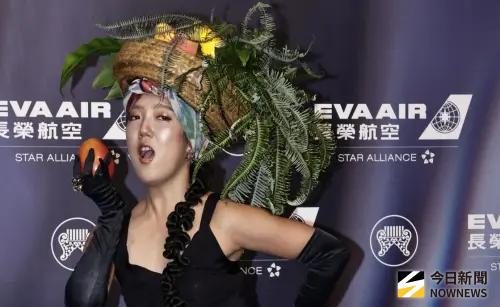 金曲紅毯5醜出爐！李竺芯頭頂水果籃登場、她竟被笑穿垃圾袋