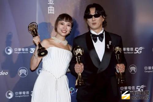 ▲蕭煌奇、PiA吳蓓雅拿下台語最佳男女歌手。（圖／NOWNEWS攝影中心）