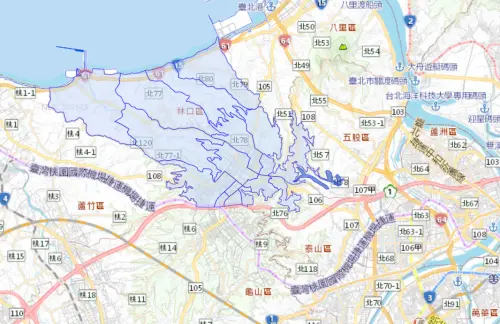 ▲新北市林口區6月29日停水範圍。（圖／台灣自來水公司）