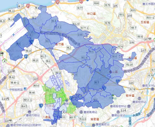 ▲桃園市6月29日停水範圍。（圖／台灣自來水公司）