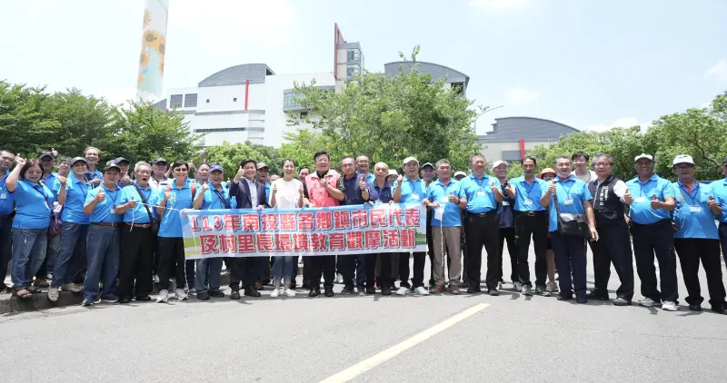 ▲許淑華親自帶村里長參觀外縣市焚化爐,希望化解阻力。(圖/南投縣政府提供,2026.07.22)