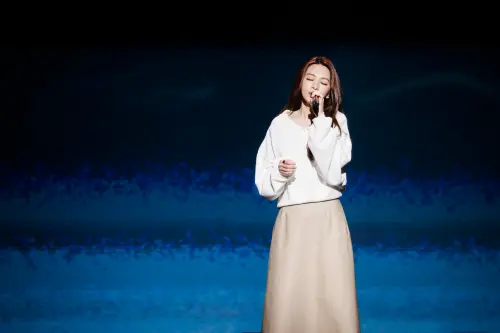 ▲田馥甄（如圖）獻唱「緬懷逝世音樂人」橋段，在金曲官方YouTube上累積點擊率801,282。（圖／台視提供）