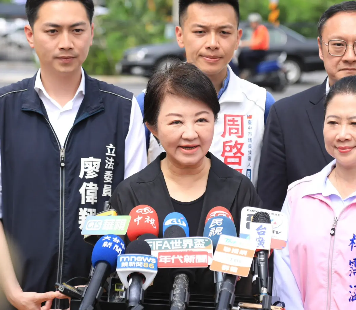 ▲台中市長盧秀燕今（29）日出席主持南區樹德國小二期校舍及樹德山奈川落成啟用典禮。（圖／台中市府提供）