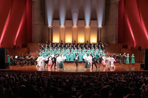 ▲玉山銀行於 6 月 27 日在日本熊本舉行「希望の音色」音樂會，玉山合唱團透過音樂傳遞跨文化交流的美好意涵。（圖／玉山金控提供）
