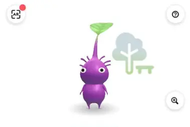 ▲紫色皮克敏是《皮克敏》系列人氣角色，以圓滾滾外型、驚人怪力聞名。（圖／翻攝 Pikmin Bloom）