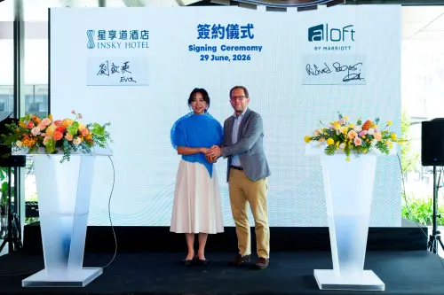 ▲星享道酒店集團正式宣布與萬豪國際集團（Marriott International）展開品牌合作。（圖／星享道提供）