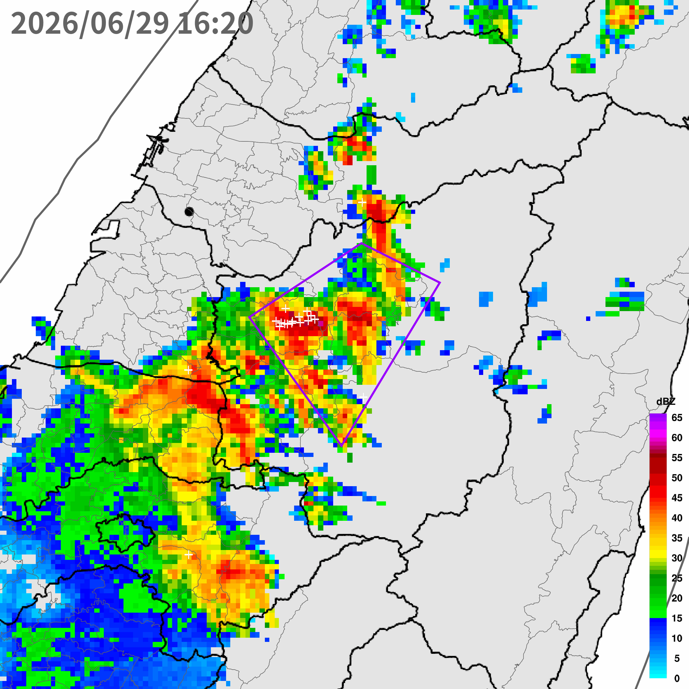 ▲氣象署17時17分針對南投縣大雷雨即時訊息。（圖／中央氣象署）