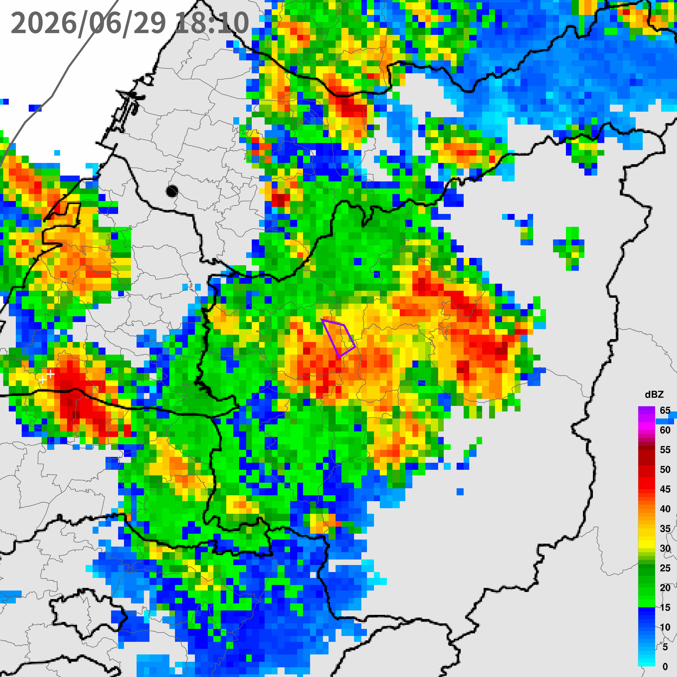 ▲中央氣象署19時07分大雷雨即時訊息，針對「南投縣」發布大雷雨即時訊息，持續時間至20時07分。（圖／中央氣象署）