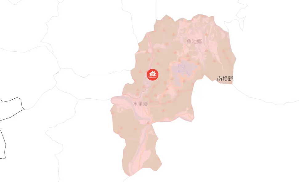 ▲經濟部水利署也在晚間19點20分針對南投縣發布淹水警戒。（圖／水利署）