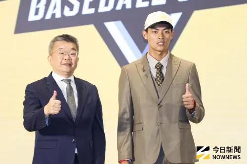 ▲中信兄弟首輪選進U18大物許書誠。（圖／記者朱永強攝,2026.6.29）