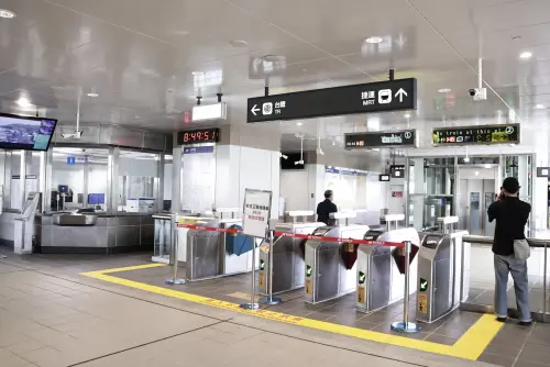 ▲三鶯線通車後，新北市境內捷運總里程數正式突破「百公里」大關。（圖／記者吳翊緁攝）