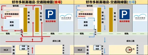 ▲好市多新高雄店開幕交管措施。(圖／記者郭凱杰翻攝)