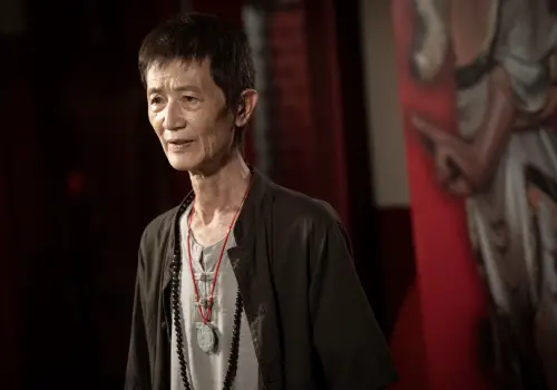 ▲陳博正扮演的法師，在《粽邪4：坤蒂拉娜》要對上最兇惡的女鬼。（圖／華影提供）