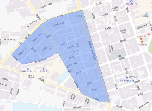 ▲雲林縣北港鎮7月1日停水影響範圍。（圖／自來水公司）