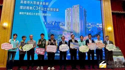 全台首例輕軌聯開案　林欽榮預估可帶動102億民間投資