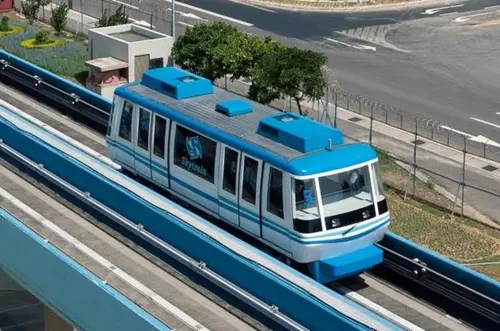 ▲桃園機場第一、第二航廈間管制區外的「航廈電車（Skytrain）」自7月1日起將不再提供服務，不過管制區內電車將維持正常營運。（圖／桃園國際機場臉書）