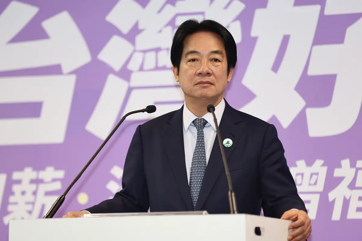 ▲賴清德表示，在野黨提出無人載具條例，違反憲政分立原則、侵犯行政權。（圖／記者朱永強攝，2026.07.01）