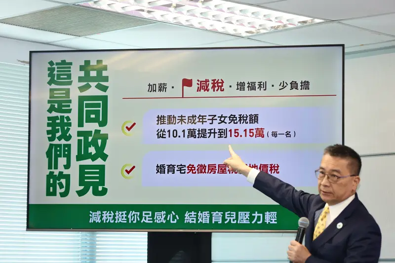    ▲徐國勇說明政見。（圖／記者朱永強攝，2026.07.01）  