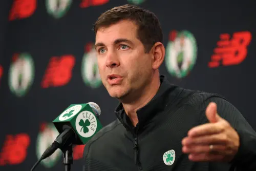 ▲塞爾提克總管史蒂芬斯（Brad Stevens）因布朗爭議發言，看他不爽許久，最終不惜賤賣給同區勁敵，也要交易掉這位2024年奪冠FMVP。（圖／美聯社／達志影像）