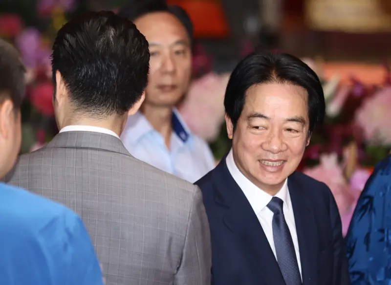    ▲賴清德與蔣萬安同台。（圖／記者朱永強攝，2026.07.02）  