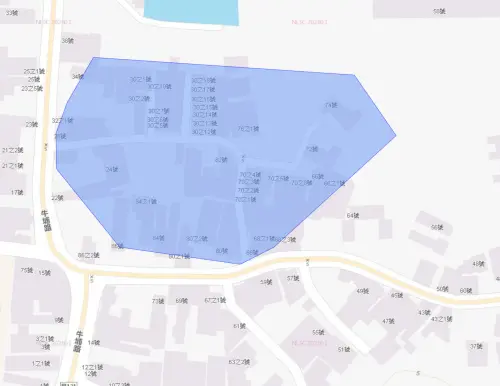 ▲屏東縣潮州鎮7月3日停水影響範圍。（圖／自來水公司）