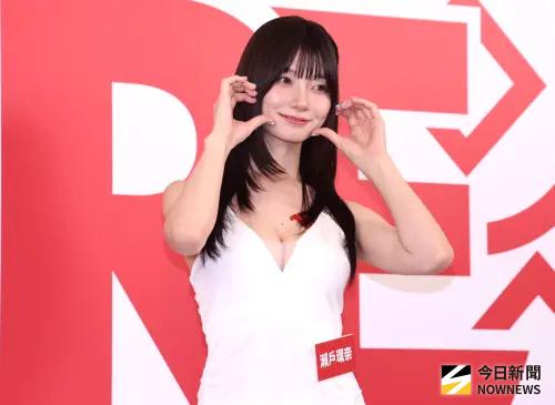 ▲瀨戶環奈今年是第2次參加紅人展。（圖／記者朱永強攝）