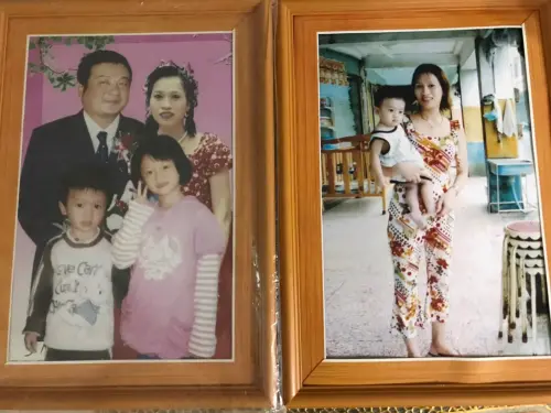 ▲小吉小時候全家福照及與媽媽合照。（圖／兒福聯盟提供）