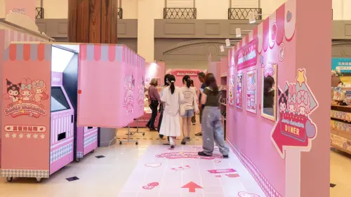 ▲ 「三麗鷗甜心復古快閃店」為了完美重現美式復古餐館（Diner）的獨特魅力，空間視覺充滿了精緻巧思。（圖／和萃整合設計提供）