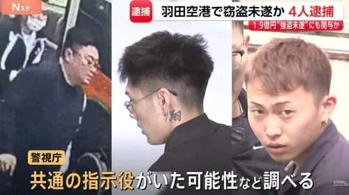 1.9億現金險遭劫！日本羽田機場驚爆連環搶案 16歲少年也涉案