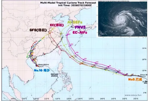 巴威颱風吃大補丸飆強颱！歐洲模式估「登陸北台灣」　挑戰成風王