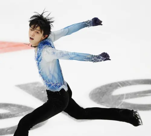 ▲羽生結弦被視為日本花式滑冰代表人物，《YURI!!! on ICE》播出後，主角勝生勇利也常被粉絲聯想到他，不過官方從未證實角色以羽生結弦為單一原型。（圖／美聯社）