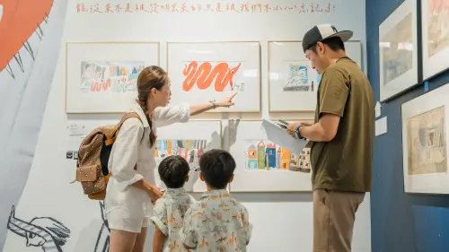 ▲從踏入展區的那一刻起，想像就開始發光，帶領孩子一起發揮想像力。（圖／翻攝畫面）