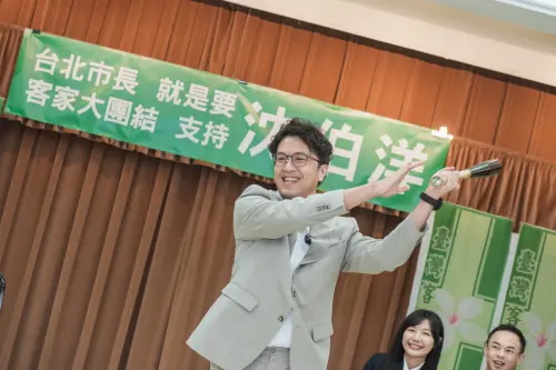▲沈伯洋出席台灣客家聯盟協會座談。（圖／沈伯洋辦公室提供）
