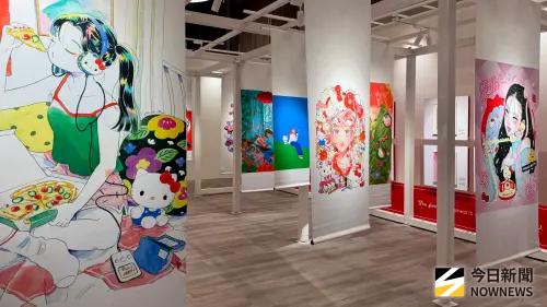 ▲ 「Hello Kitty展-當我改變時，Kitty也跟著蛻變－」展覽透過豐富的展區規劃，呈現 Hello Kitty 歷年來多變的造型風格與跨界合作魅力。（圖／記者陳美嘉攝）