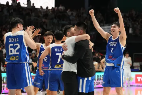 ▲中華隊一度落後多達19分，最終大逆轉韓國取勝。（圖／美聯社／達志影像）
