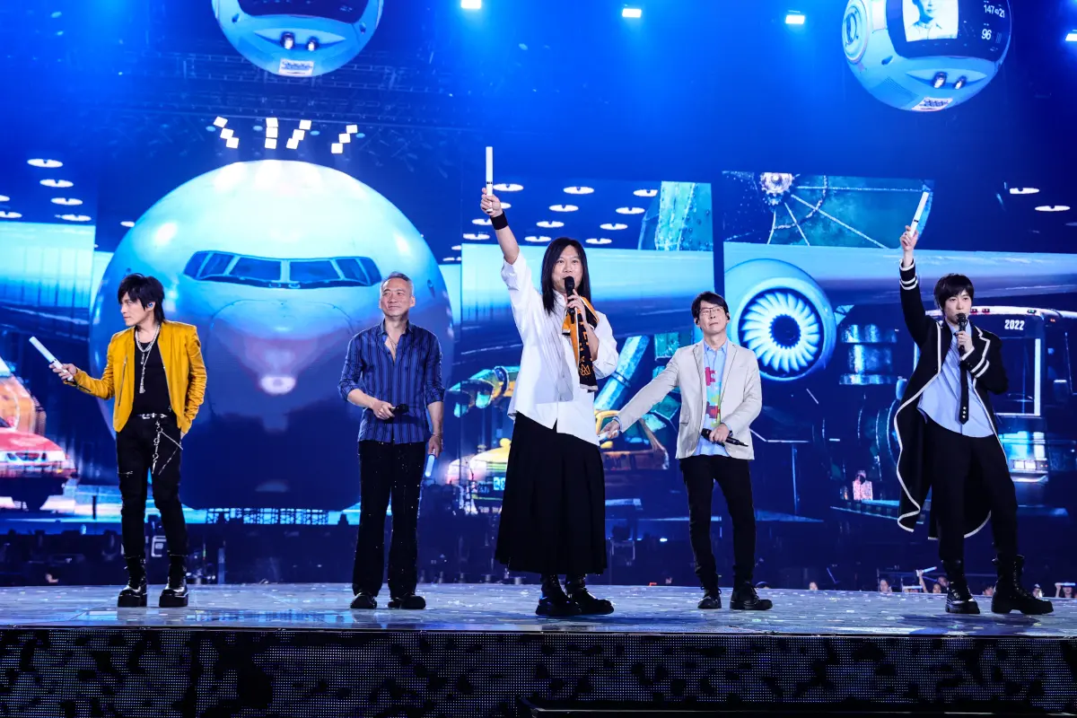 ▲五月天（如圖）今晚帶著5525+2《回到那一天》25週年巡演回到台北大巨蛋開唱。久違見到台灣粉絲，主唱阿信在台上更驚喜預告：「接下來要做第十張專輯，在演唱會之後。」（圖／相信音樂提供）