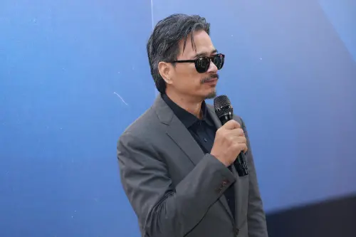 ▲李興文與傅子純因《意難忘》結緣，合作《新兵日記》更是經典代表作，兩人認識超過20多年，他今天現身告別式透露心中不捨。（圖／記者葉政勳攝影）