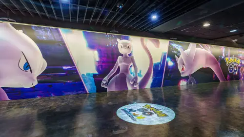 ▲「中山藝文廊」也有「Pokémon GO Fest 2026：全球」相關寶可夢的布景。（圖／《Pokemon GO》提供）