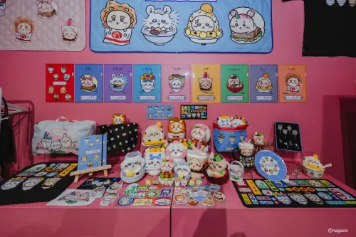▲「CHIIKAWA DAYS 台北特展」現場有作者 Nagano 親筆創作的「台灣夜市」限定系列。（圖／0% Taipei）