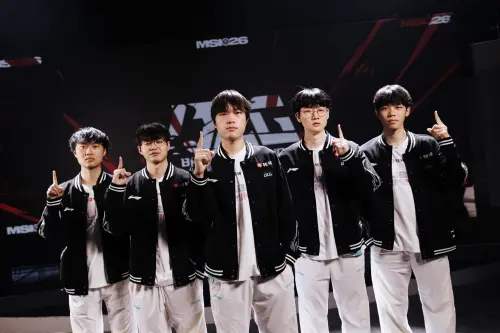 ▲BLG 選手陣容上路 Bin、打野 Xun、中路 Knight、下路 Viper、輔助 On。（圖／lolesports Flickr）