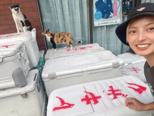 ▲松岡千晶很快就被島上純樸的生活給融化。（圖／翻攝自松岡千晶@八丈島に移住しました的X）